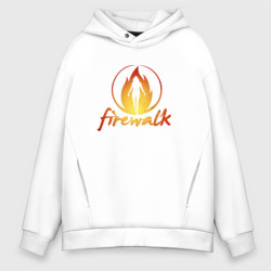 Мужское худи Oversize хлопок Life is Strange Firewalk Fire