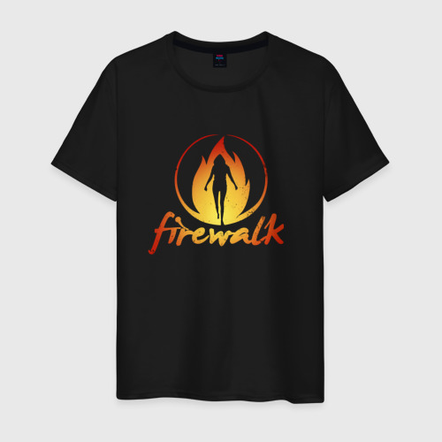 Мужская футболка хлопок с принтом Life is Strange Firewalk Fire, вид спереди #2