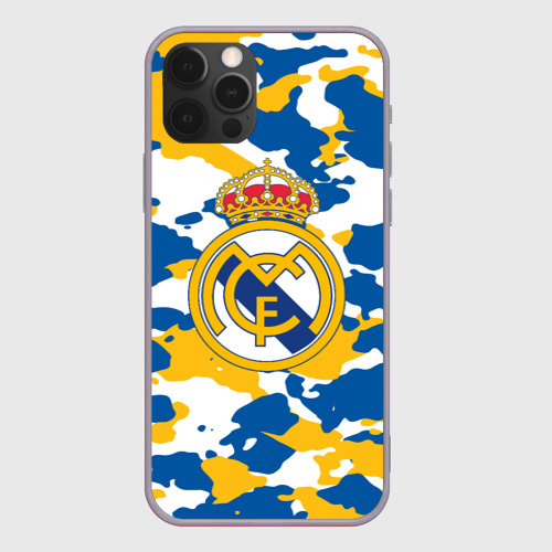 Чехол для iPhone 12 Pro Max с принтом Real Madrid, вид спереди #2