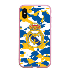 Чехол для iPhone XS Max матовый Real Madrid