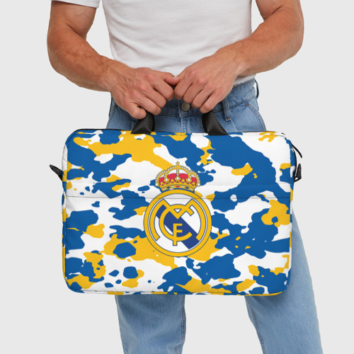 Сумка для ноутбука 3D Real Madrid, цвет 3D печать - фото 5