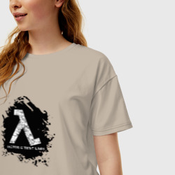 Женская футболка хлопок Oversize Half - Life - фото 2