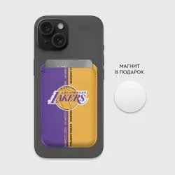 Картхолдер Magsafe магнитный Los Angeles Lakers. NBA - фото 2