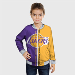 Детский бомбер 3D Los Angeles Lakers. NBA - фото 2