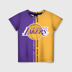 Детская футболка 3D Los Angeles Lakers. NBA