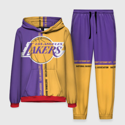 Мужской костюм с толстовкой 3D Los Angeles Lakers. NBA