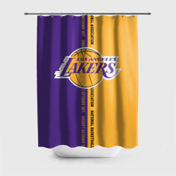 Штора 3D для ванной Los Angeles Lakers. NBA