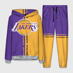 Женский костюм с толстовкой 3D Los Angeles Lakers. NBA