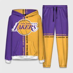 Женский костюм с толстовкой 3D Los Angeles Lakers. NBA