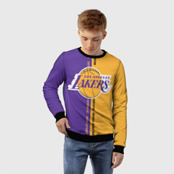 Детский свитшот 3D Los Angeles Lakers. NBA - фото 2