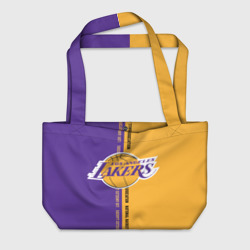 Пляжная сумка 3D Los Angeles Lakers. NBA