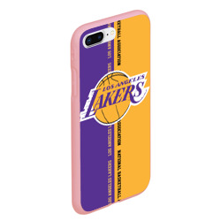 Чехол для iPhone 7Plus/8 Plus матовый Los Angeles Lakers. NBA - фото 2