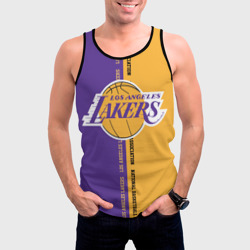 Мужская майка 3D Los Angeles Lakers. NBA - фото 2