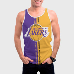 Мужская майка 3D Los Angeles Lakers. NBA - фото 2