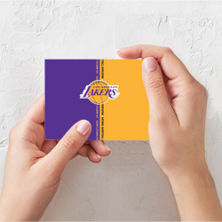 Поздравительная открытка Los Angeles Lakers. NBA - фото 2