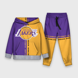 Детский костюм с толстовкой 3D Los Angeles Lakers. NBA