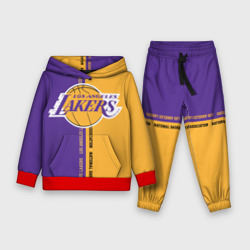 Детский костюм с толстовкой 3D Los Angeles Lakers. NBA