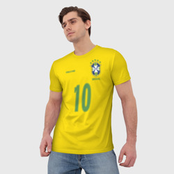Мужская футболка 3D Роналдиньо - фото 2
