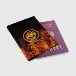 Обложка для паспорта матовая кожа The Offspring - фото 2