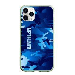 Чехол для iPhone 11 Pro матовый Biathlon