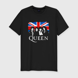 Мужская футболка хлопок Slim Группа Queen
