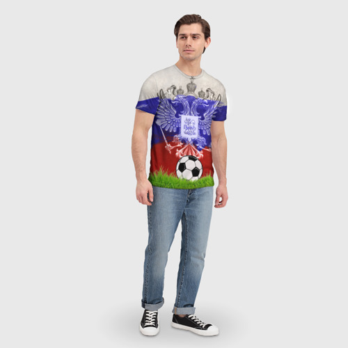 Мужская футболка 3D Сборная России, цвет 3D печать - фото 5