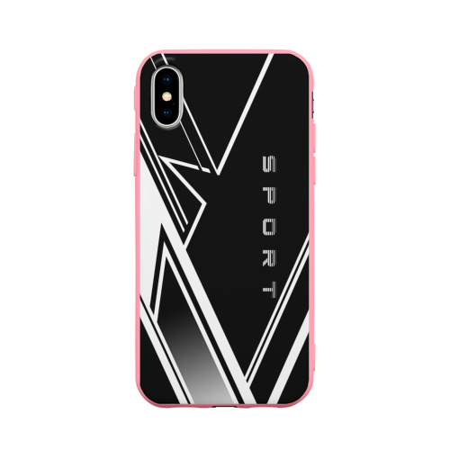 Чехол для iPhone X матовый Sport