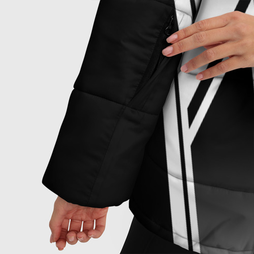 Женская зимняя куртка Oversize Sport, цвет черный - фото 6