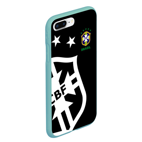 Чехол для iPhone 7Plus/8 Plus матовый Brazil Exclusive, цвет мятный - фото 3