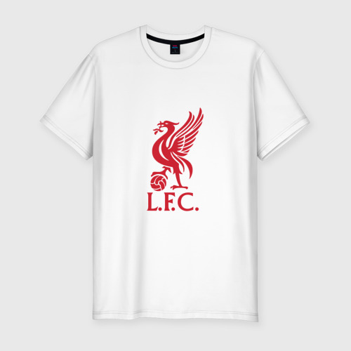 Мужская футболка хлопок Slim FC Liverpool, цвет белый