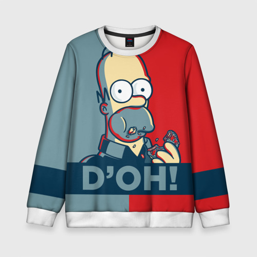 Детский свитшот 3D Homer Simpson D'OH!