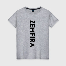 Женская футболка хлопок Zемфира
