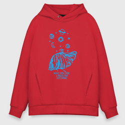 Мужское худи Oversize хлопок Жить в твоей голове