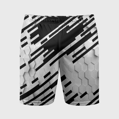 Мужские шорты спортивные GEOMETRY., цвет 3D печать