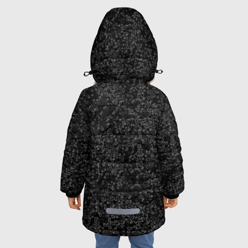 Зимняя куртка для девочек 3D Russia digital 2024, цвет черный - фото 4