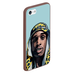 Чехол для iPhone 5/5S матовый ASAP Rocky - фото 2