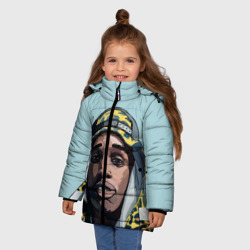 Зимняя куртка для девочек 3D ASAP Rocky - фото 2