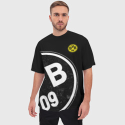 Мужская футболка oversize 3D Borussia Dortmund Exclusive - фото 2