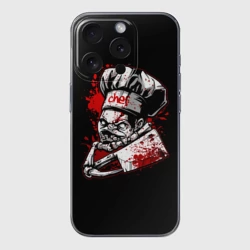 Чехол для iPhone 15 Pro Max силиконовый с защитой камеры Pudge