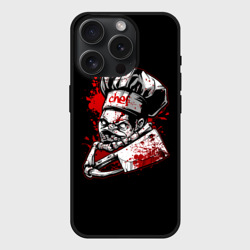 Чехол силиконовый для Apple iPhone 15 Pro матовый Pudge