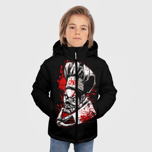 Зимняя куртка для мальчиков 3D Pudge, цвет черный - фото 3