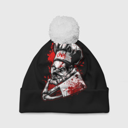 Шапка 3D c помпоном Pudge