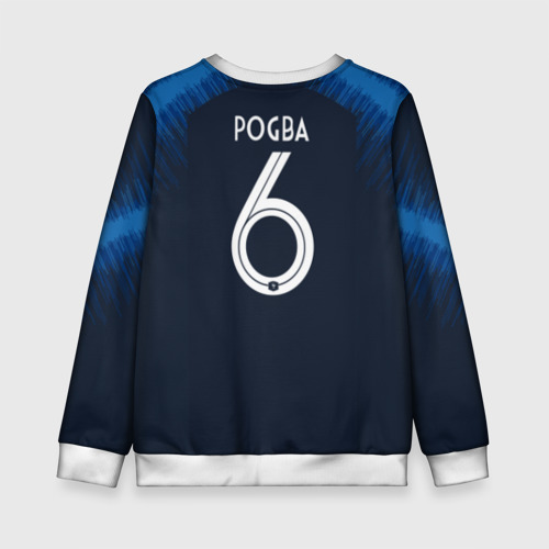 Детский свитшот 3D Pogba home WC 2018, цвет 3D печать - фото 2