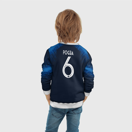 Детский свитшот 3D Pogba home WC 2018 - фото 6