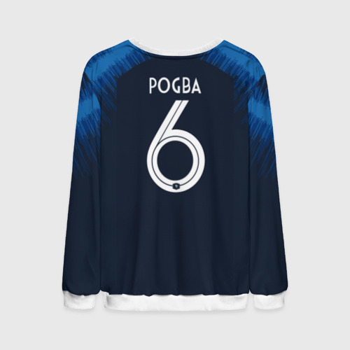 Мужской свитшот 3D Pogba home WC 2018, цвет белый - фото 2