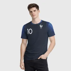 Мужская футболка 3D Mbappe home WC 2018 - фото 2