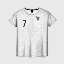 Женская футболка 3D Griezmann away WC 2018