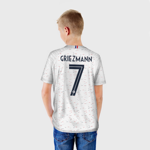 Детская футболка 3D Griezmann away WC 2018, цвет 3D печать - фото 4