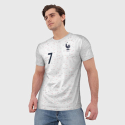 Мужская футболка 3D Griezmann away WC 2018 - фото 2