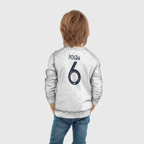 Детский свитшот 3D Pogba away 2018 WC - фото 6